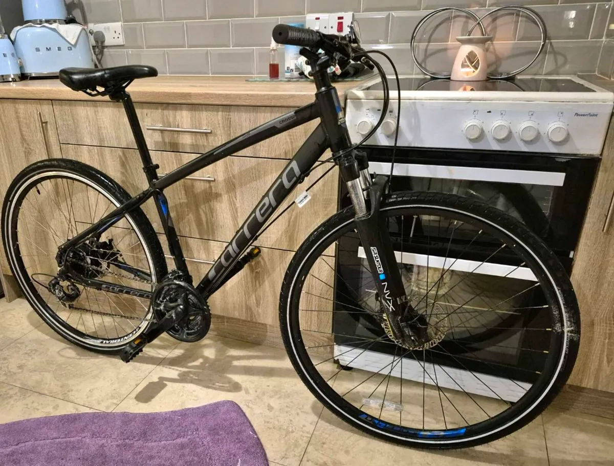 ADULTS CARRERA CROSSFIRE 2 MENS HYBRID BIKE GROUPS - Image 1