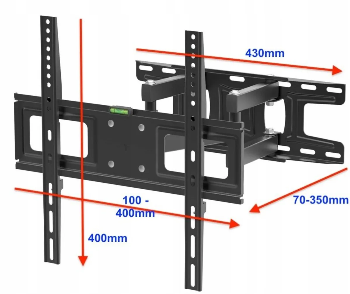 Tv Wall Mount Bracket Tilt Swivel Motion 23-60" - Image 2
