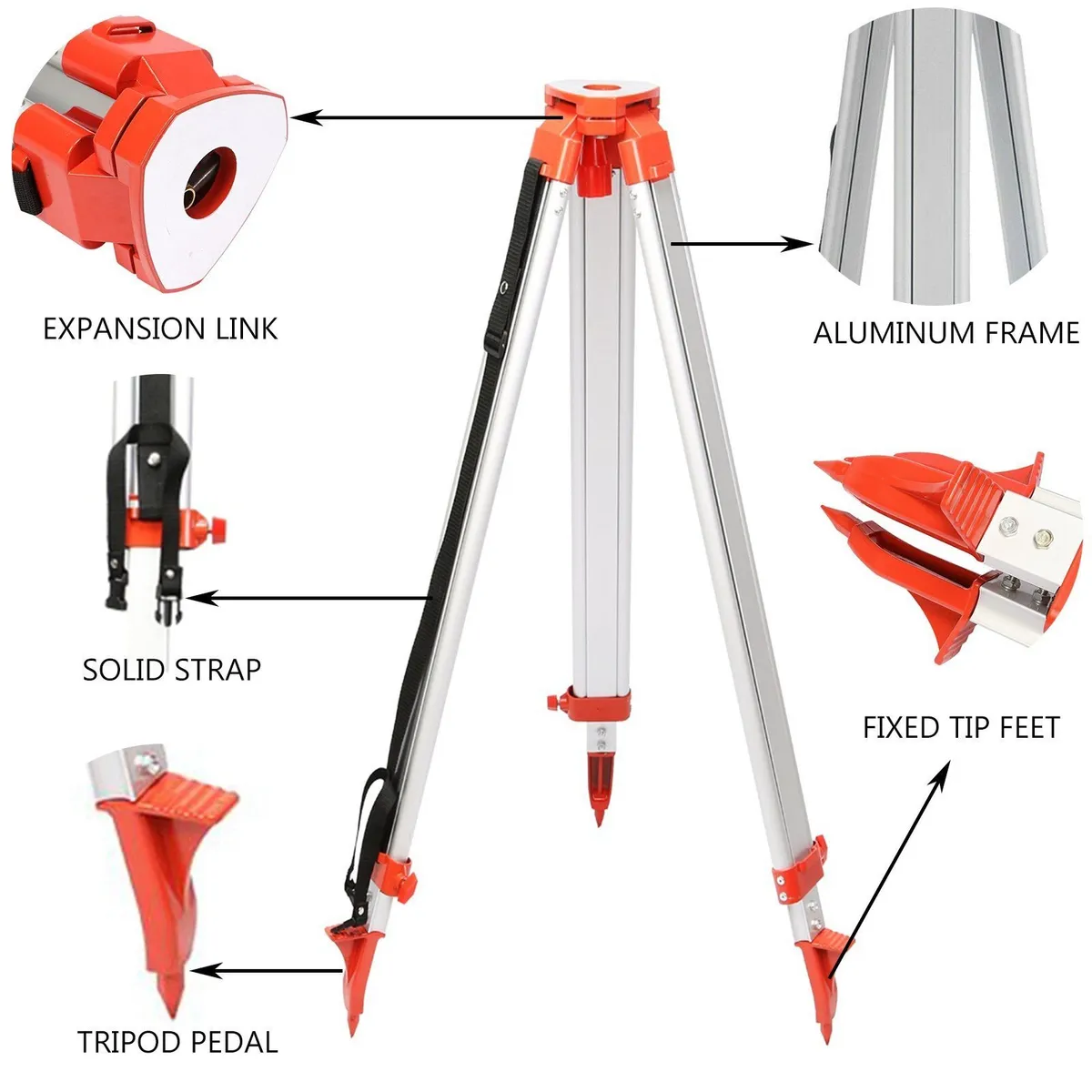 Aluminium Tripod - Survey standard - (Second-Hand) - Image 2