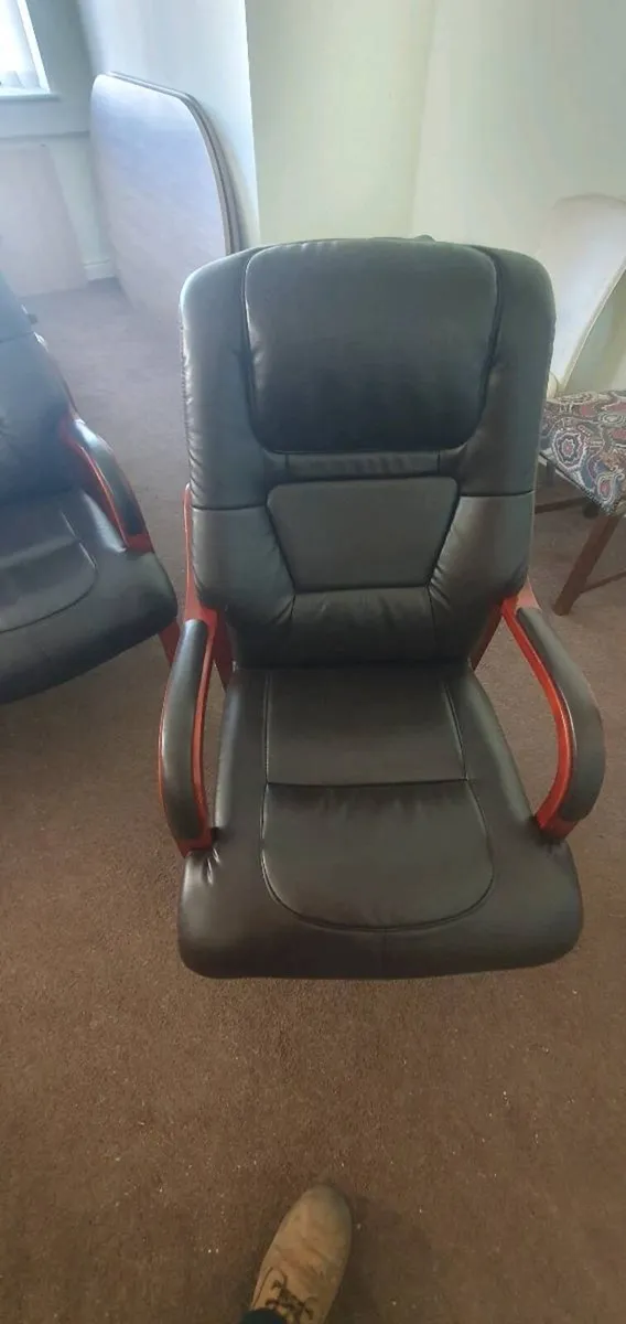 Leather chairs - Image 1