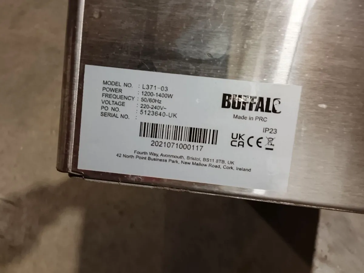 Buffalo Bain Marie L371-03 - Image 2