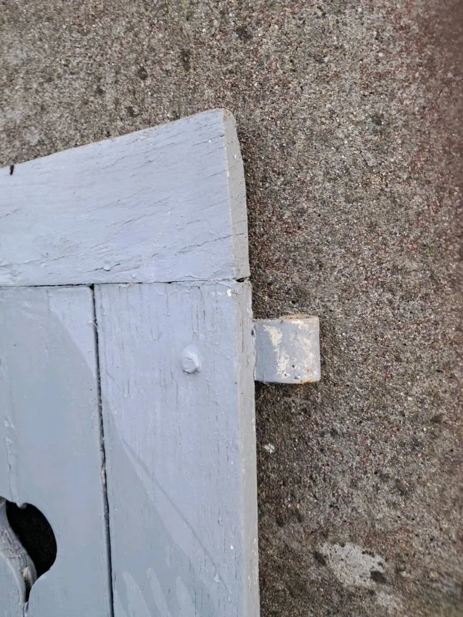 2 oak garden doors - Image 2