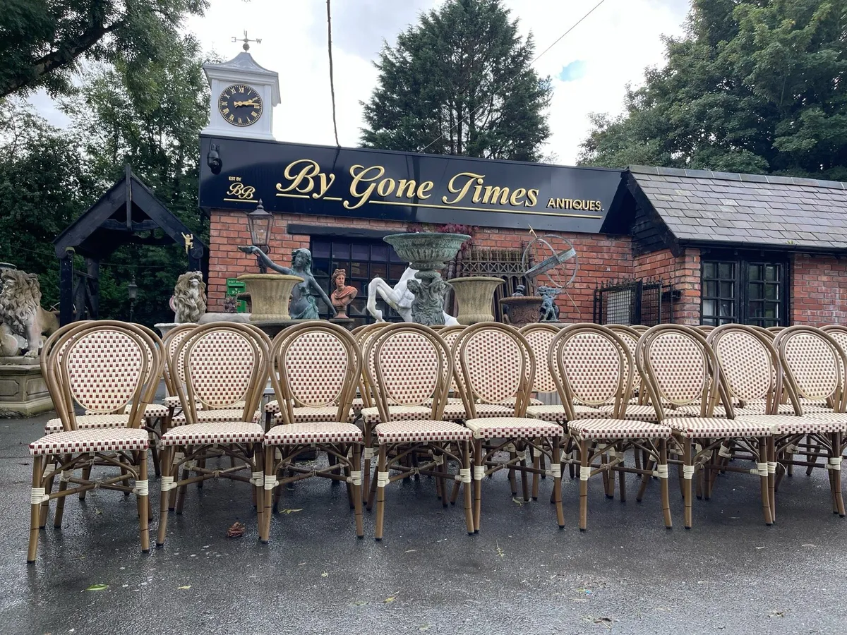 Outdoor restaurants cafe bistro chairs - Image 2
