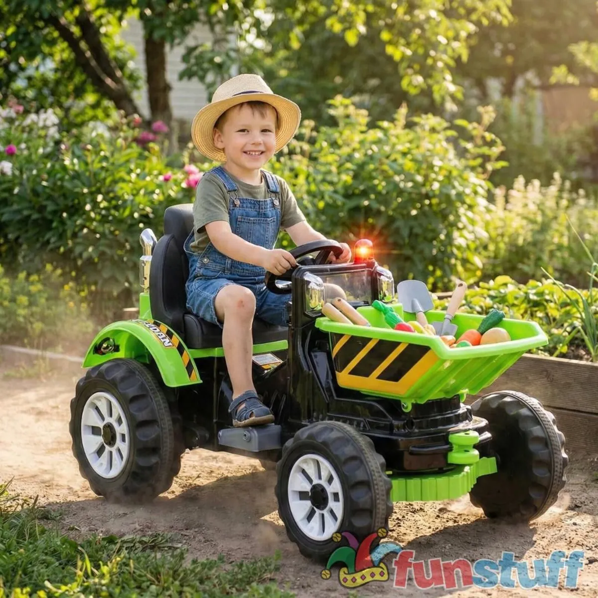 Kingdom 12V Electric Dumper Green - Image 1