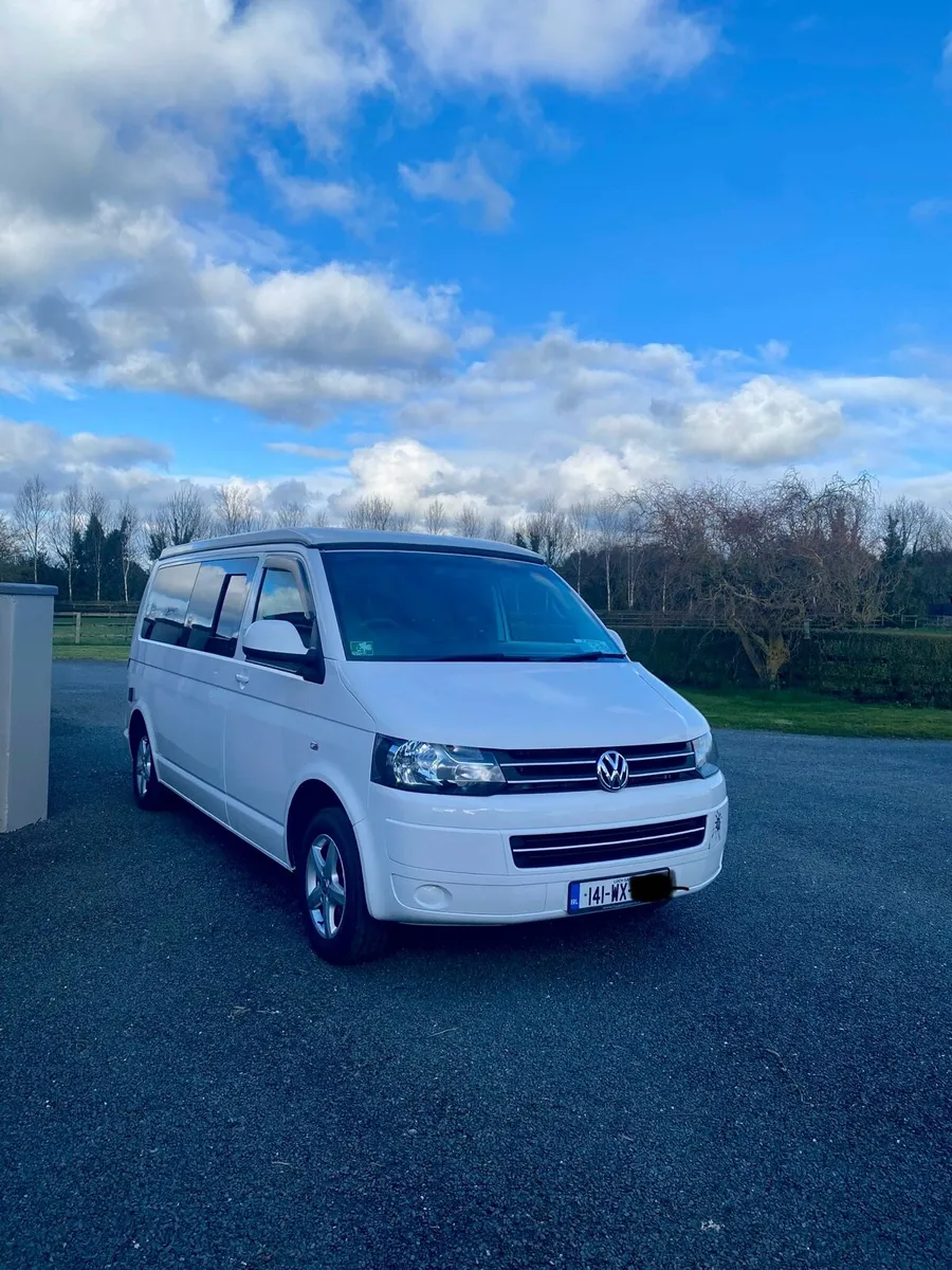 White T5 LWB campervan in pristine condition. - Image 1