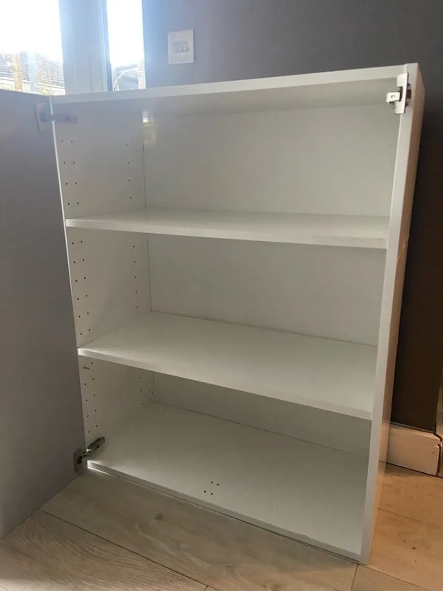 ikea metod cabinet 80x37x100cm. White and grey - Image 2