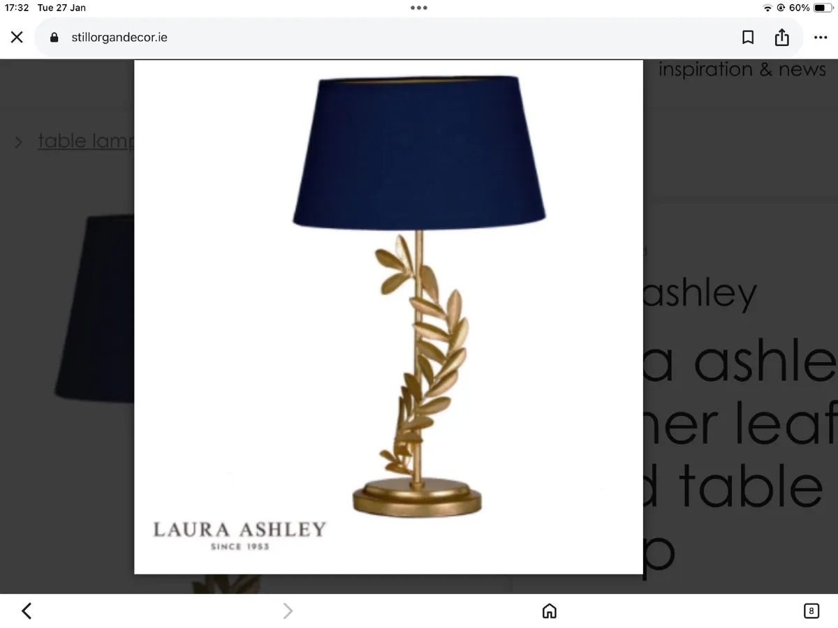 Pair of L.A. Gold Leaf Lamps - Image 1