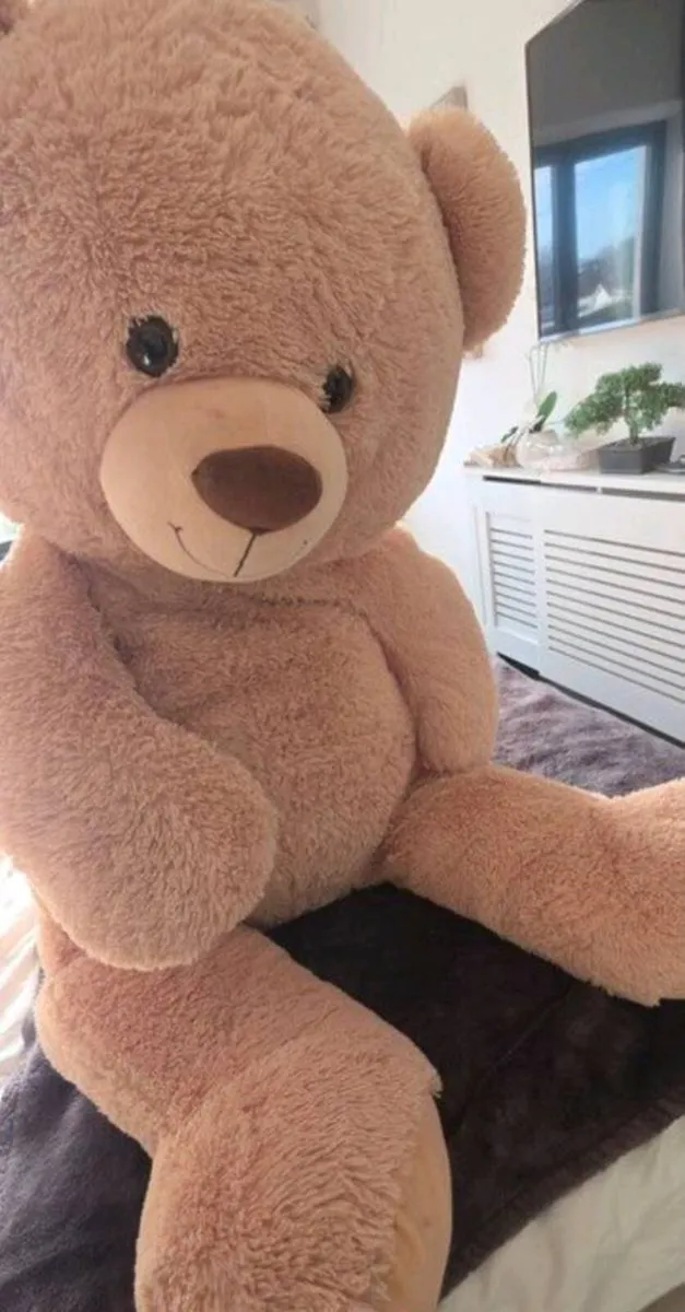Large teddy bear fl - Image 1
