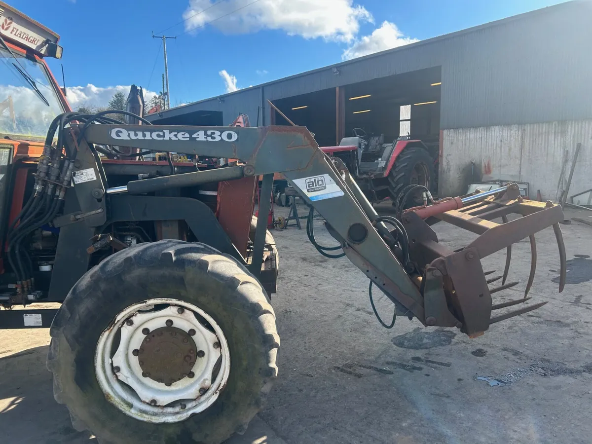 Quicke 430 Loader to Suit 5 Cylinder Fiat C/W Grab - Image 4