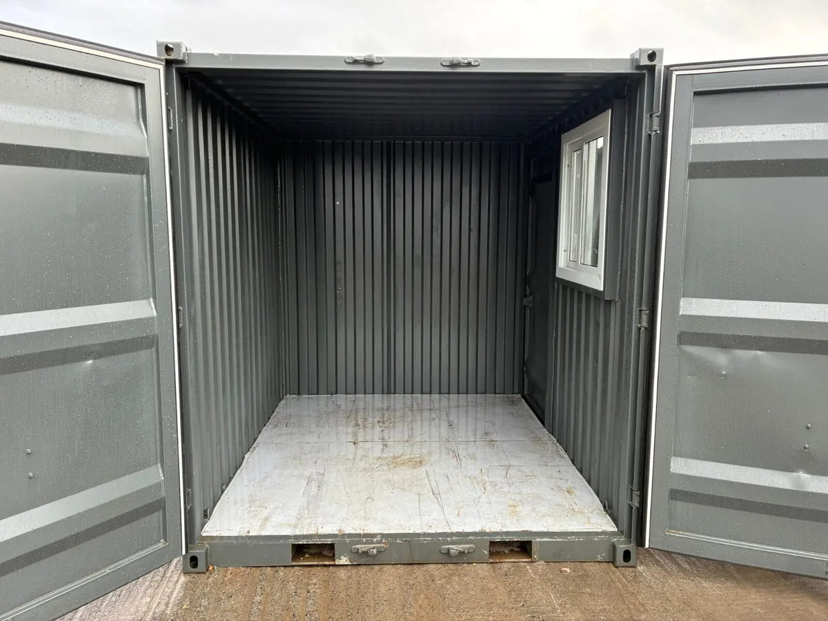 Container Office – 6.6ft x 8ft – Window & Door - Image 4