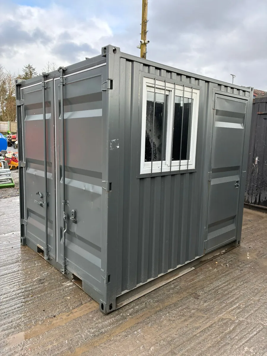 Container Office – 6.6ft x 8ft – Window & Door - Image 1