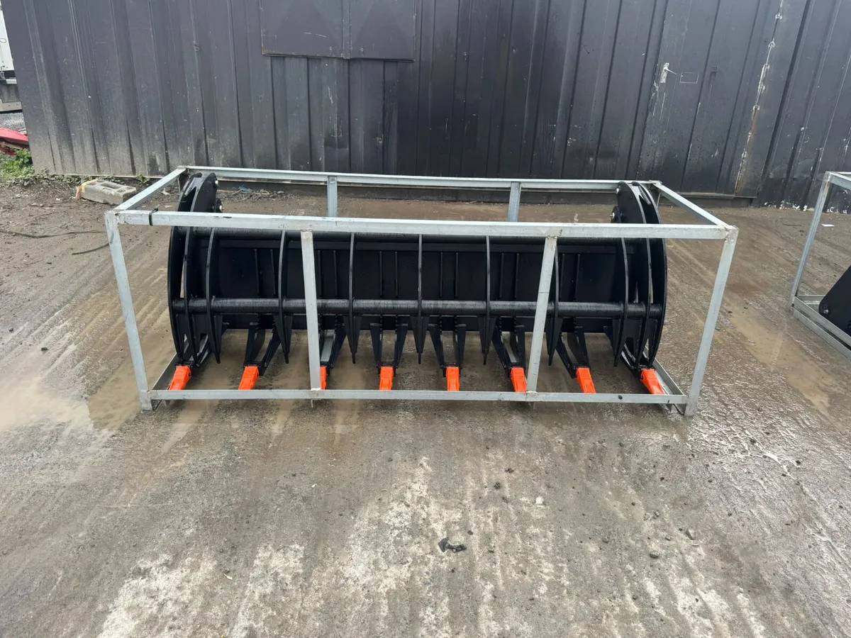 Grass Fork Grapple to suit Skid Steer - Image 2