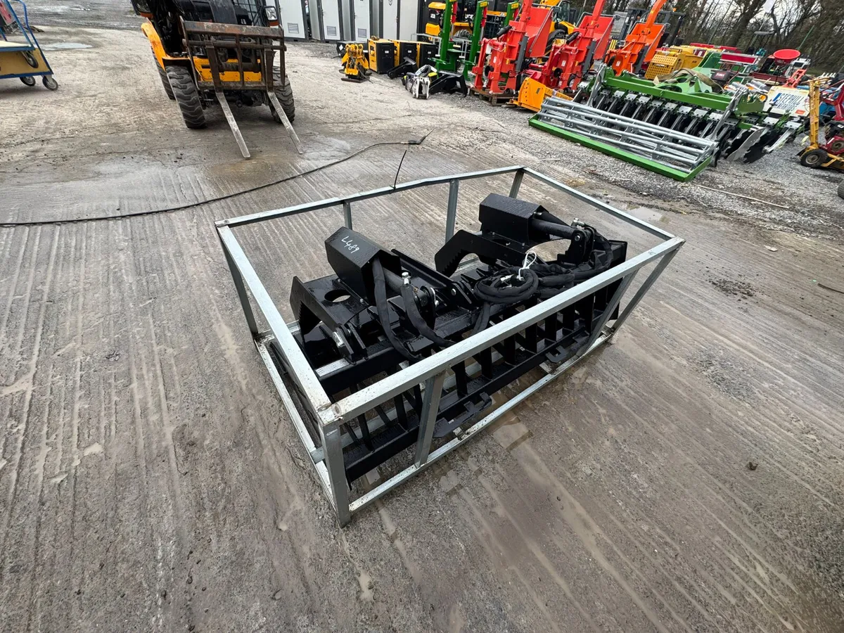 72” Hydraulic Rock Grapple to suit Skid Steer - Image 4