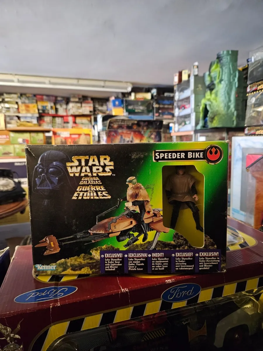 Star Wars ROTJ Luke Skywalker Speeder Bike