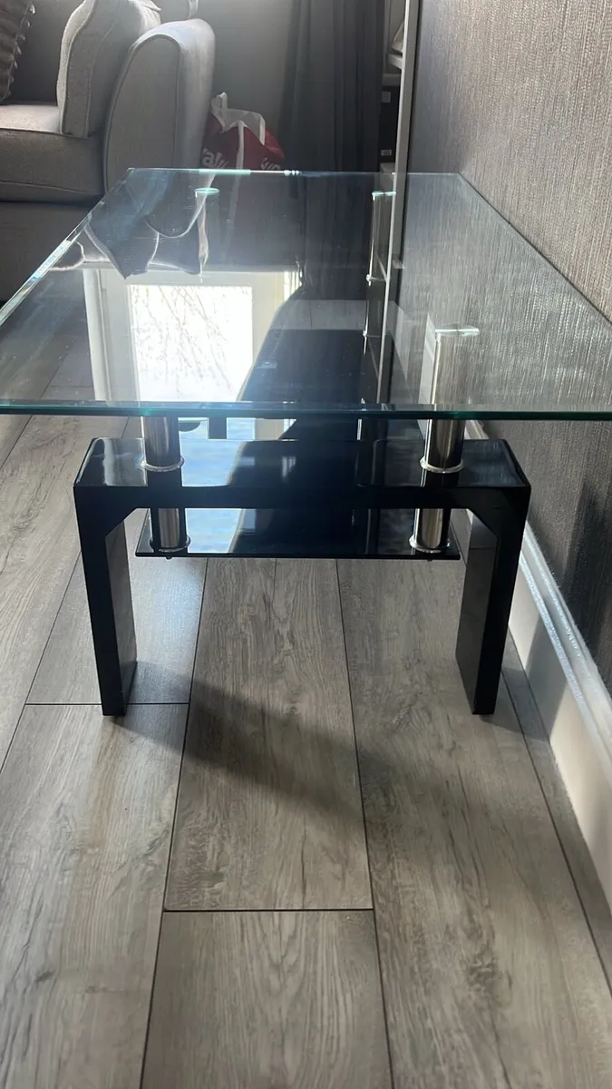 Glass coffee table - Image 3