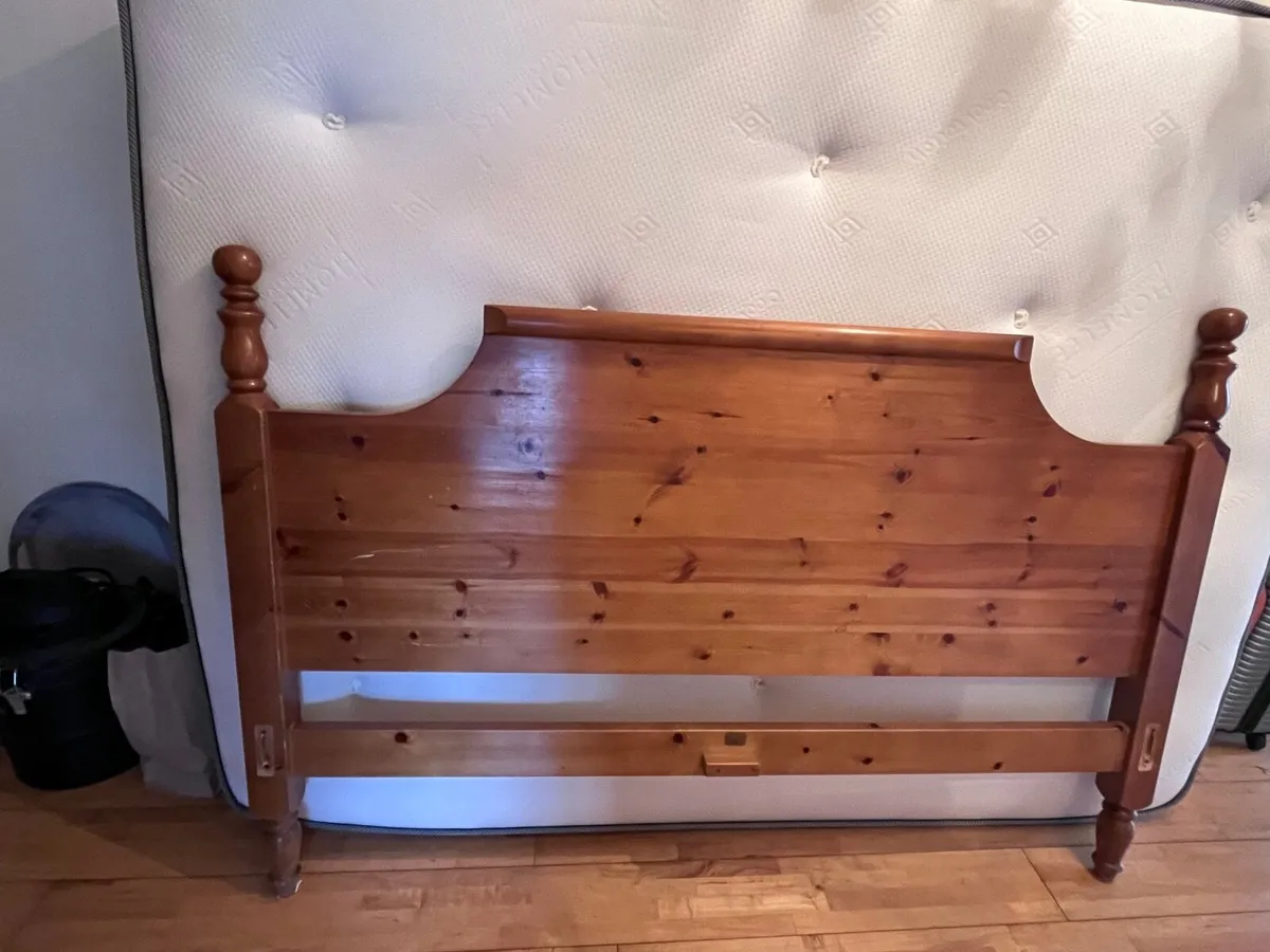 Bed frame and mattress - Image 1