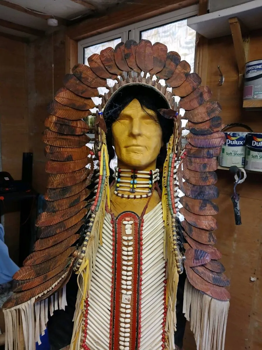 Native American handmade leather - Image 4