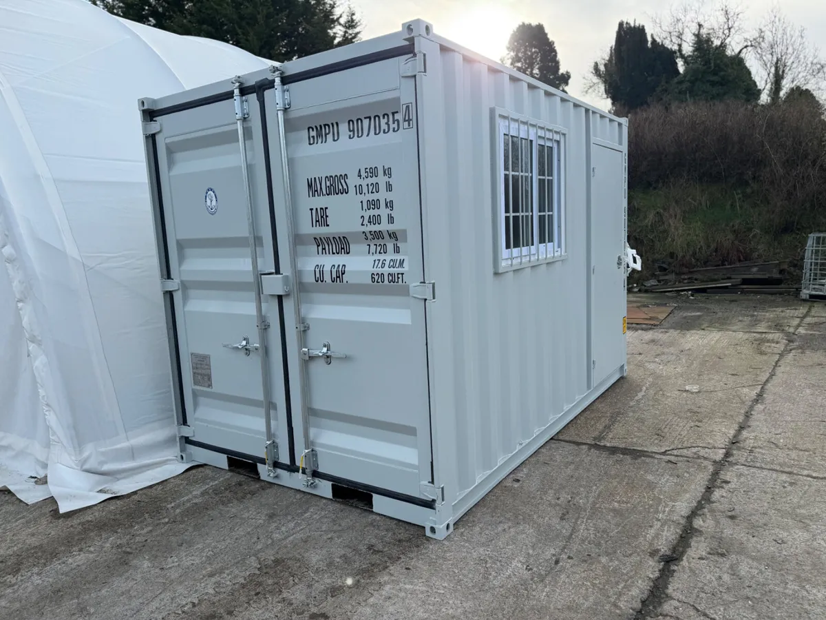 12ft x 7ft Mini Site Container Office NEW - Image 2
