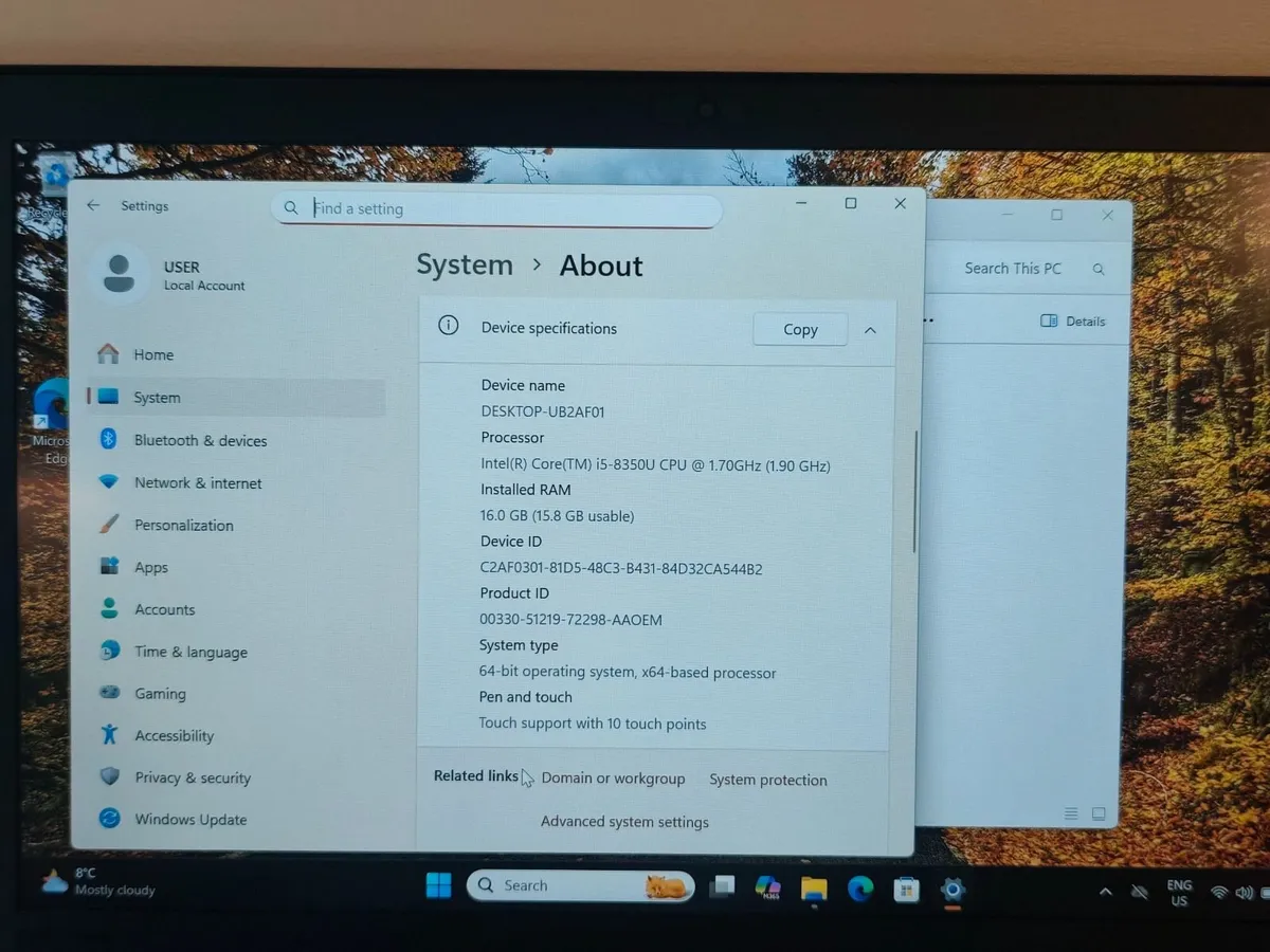 Lenovo ThinkPad T480 Intel i5 8th Gen | 16GB RAM - Image 4