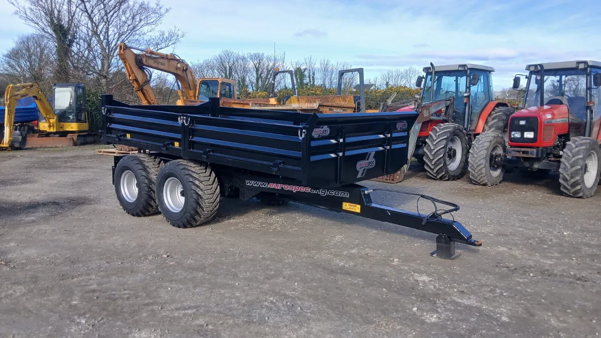Eurospec 13’ x 7’ 6” Tipping Trailer - Image 1