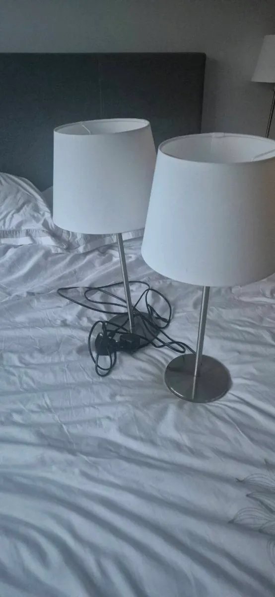 Pair of lamps bedside lamps