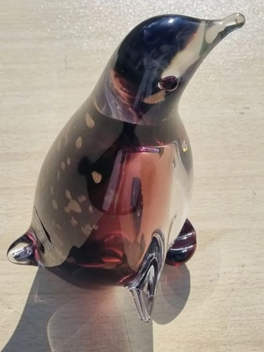 Murano Art Glass Large Penguin Figure - Image 4