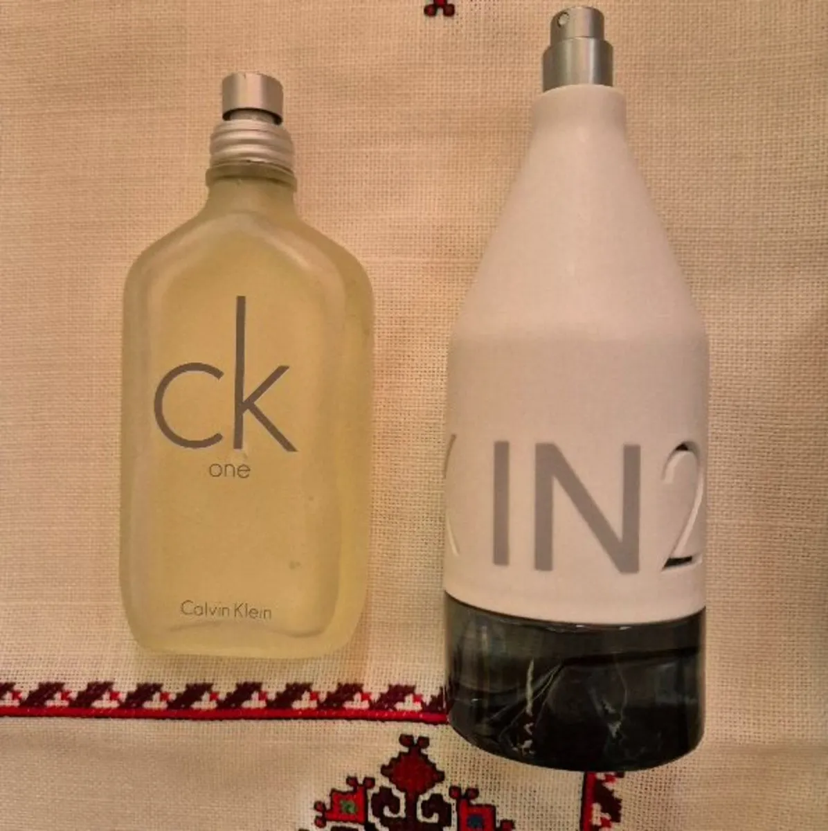 Mens Perfume Set- Emporio Armani Calvin Klein One - Image 3