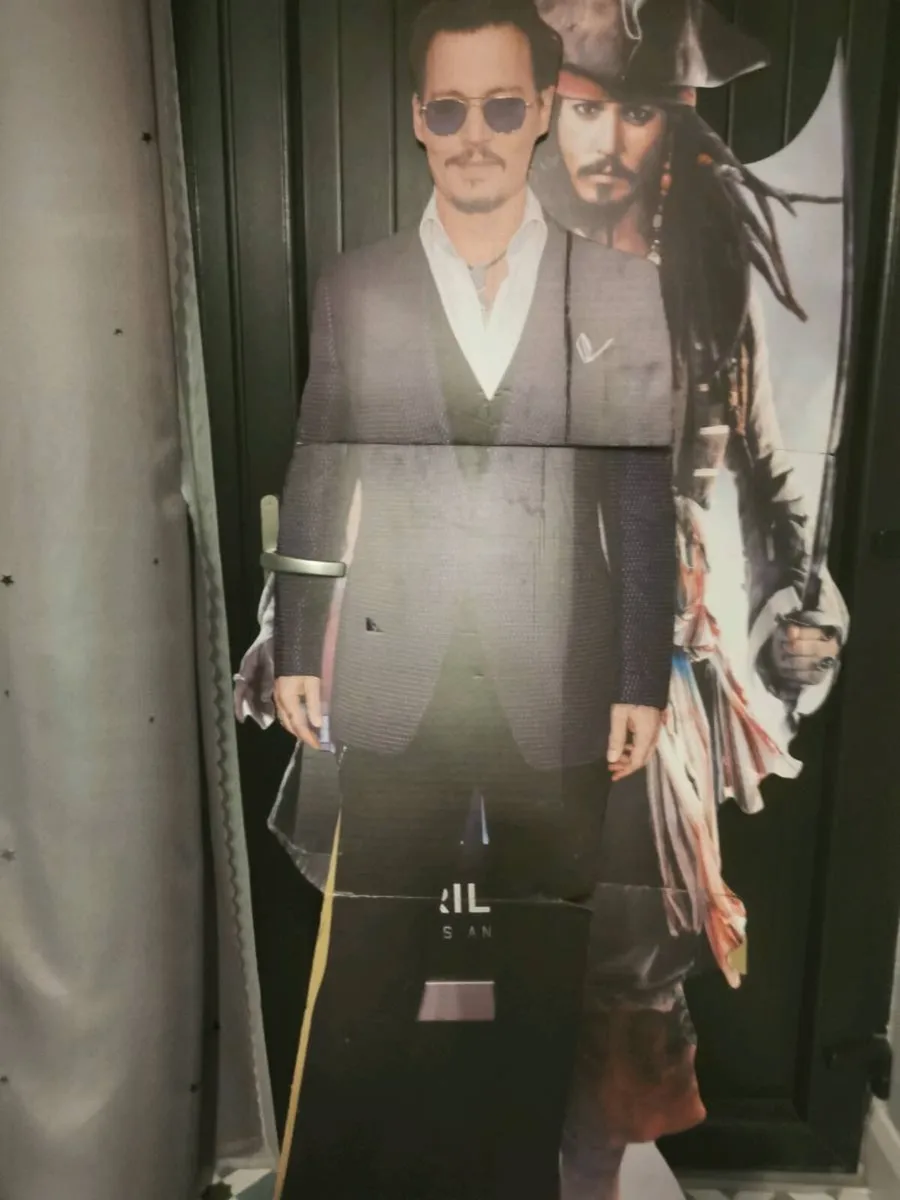 For sale 2 johnny depp card board cut out - Image 3