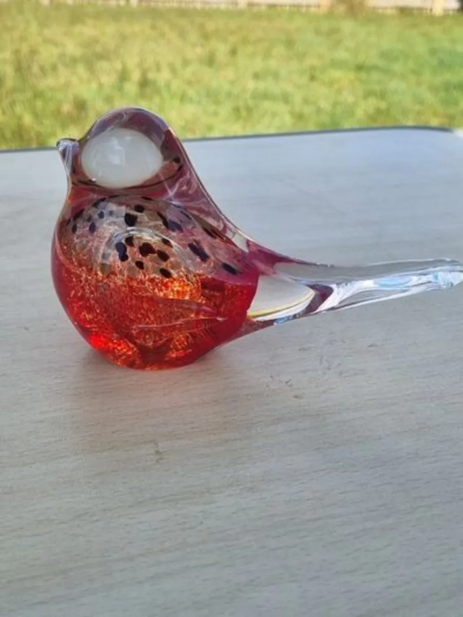 Glass bird figurine Murano Italy - Image 2