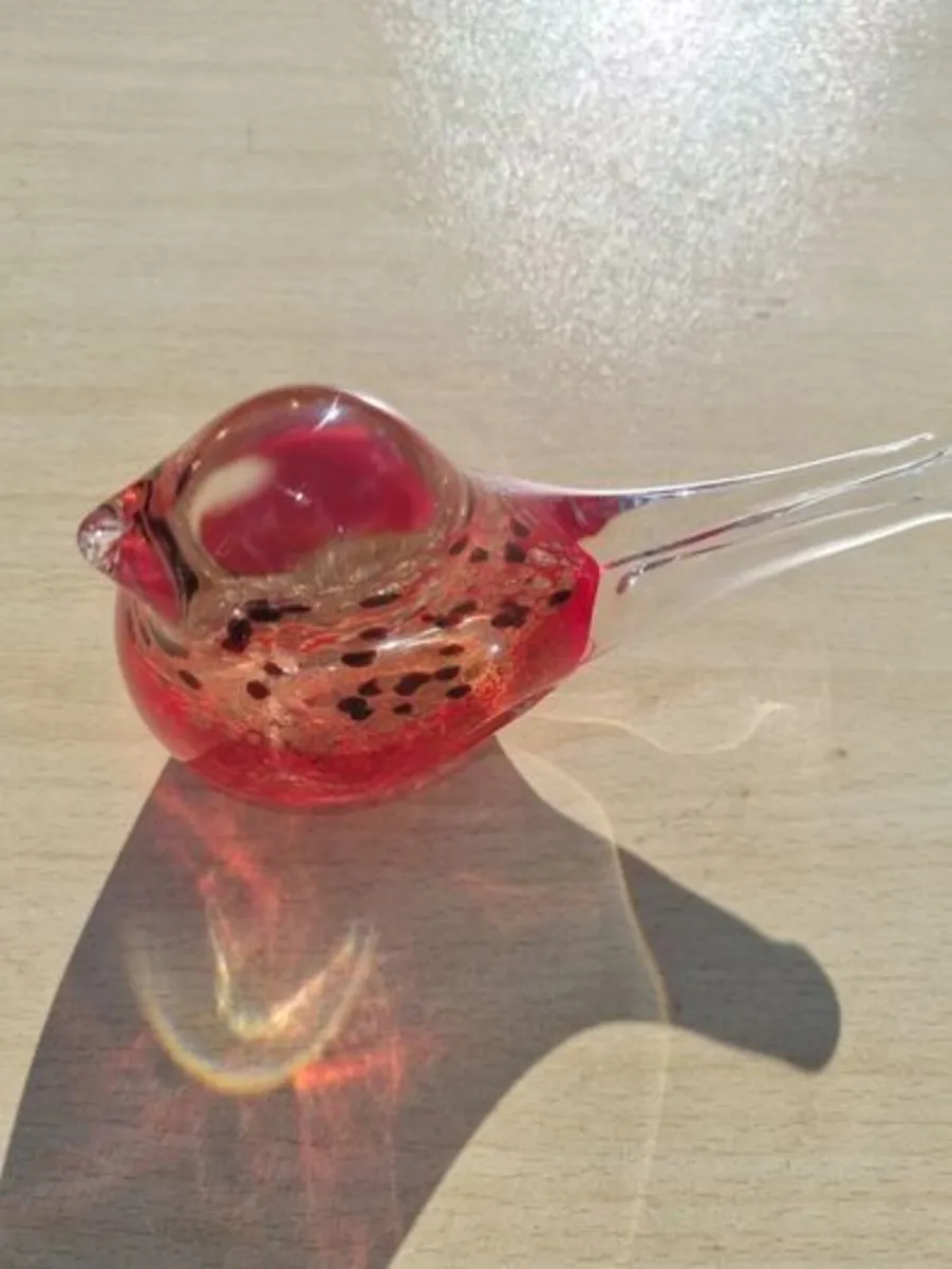 Glass bird figurine Murano Italy - Image 3