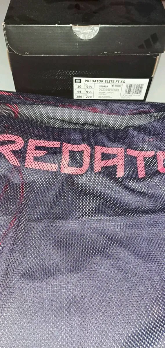 Adidas Predator Elite Mens Size 9.5UK SG Boots - Image 2