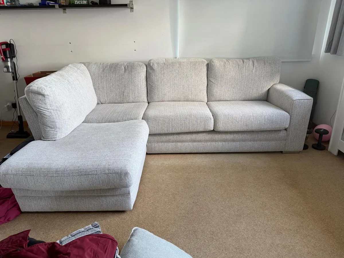 Harvey Norman L Couch AND LG 55inch 4K Smart TV - Image 1