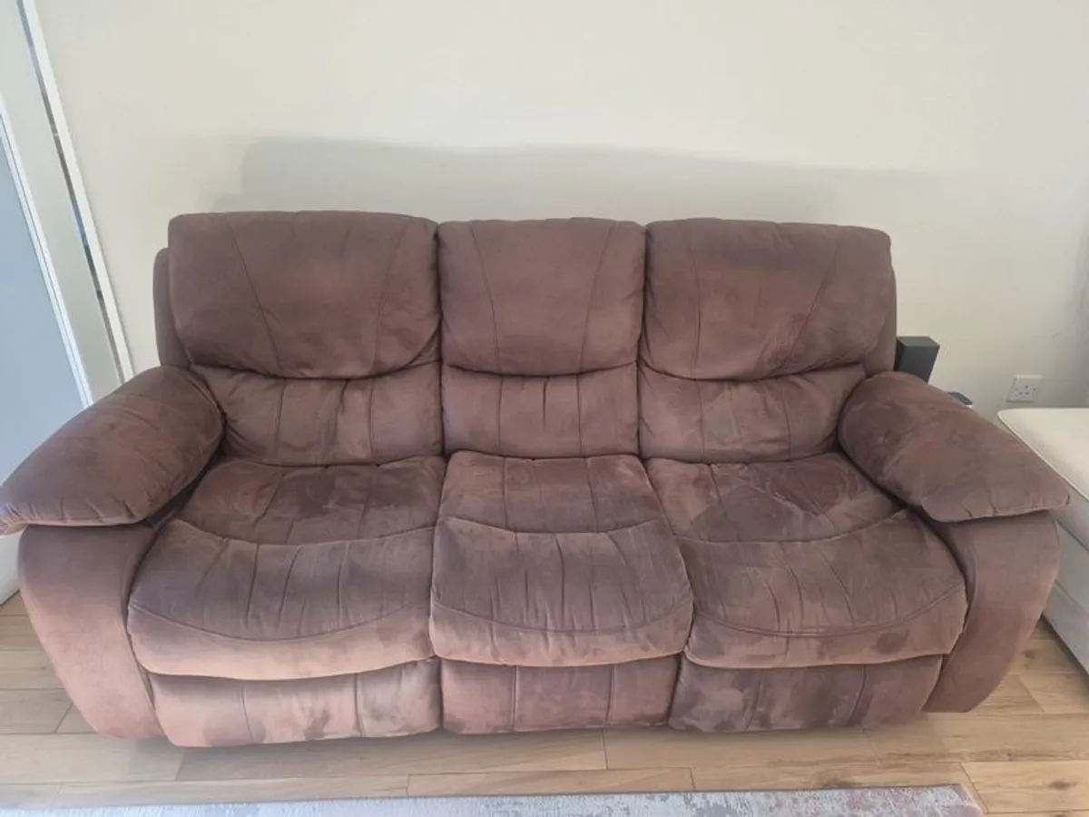 3 Seater + Armchair. - Image 1