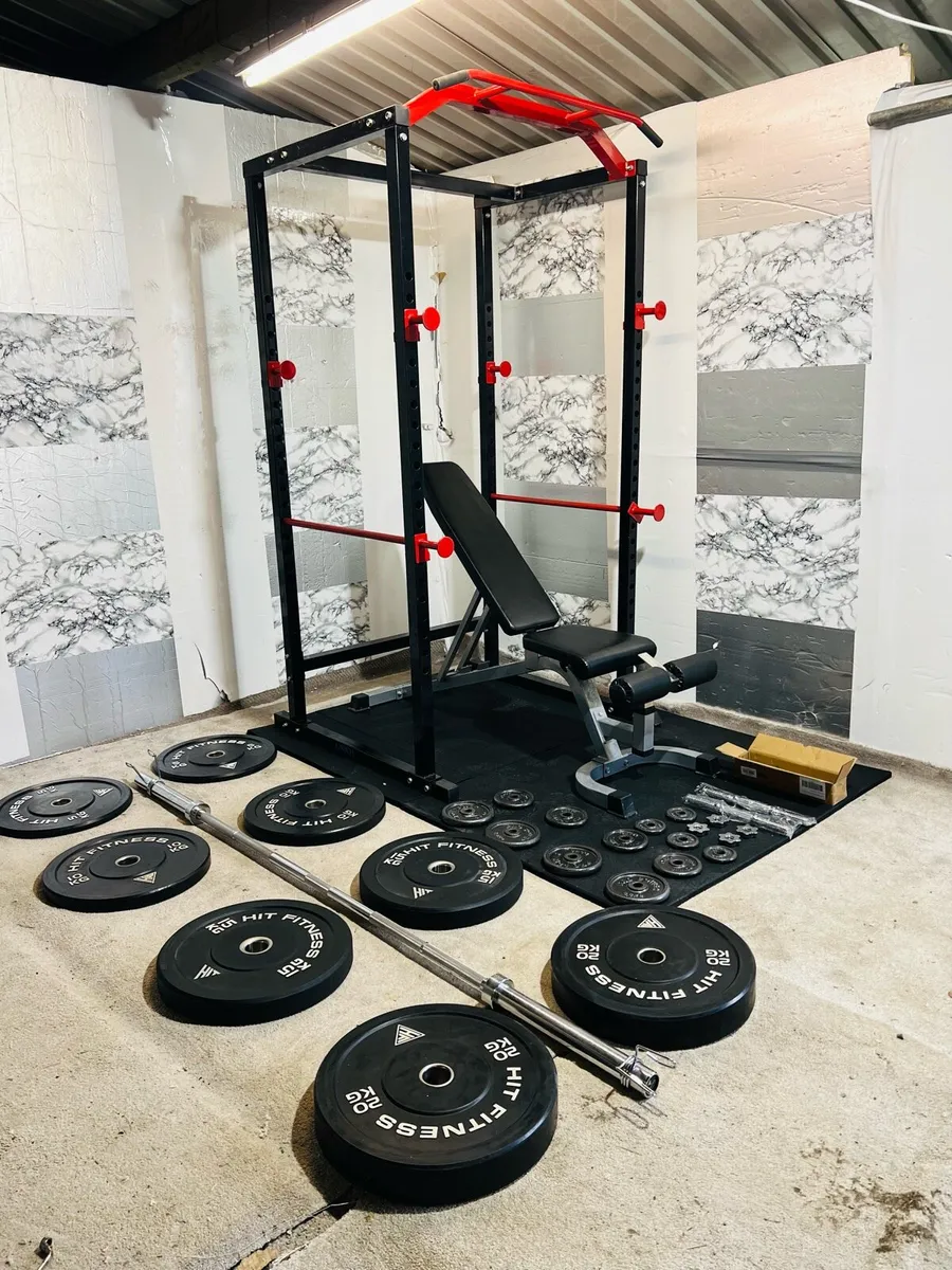 Commercial weightlifting set bar weights rack +++ - Image 4