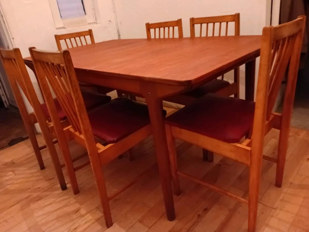 mid century mcintosh T3 dining set - Image 1