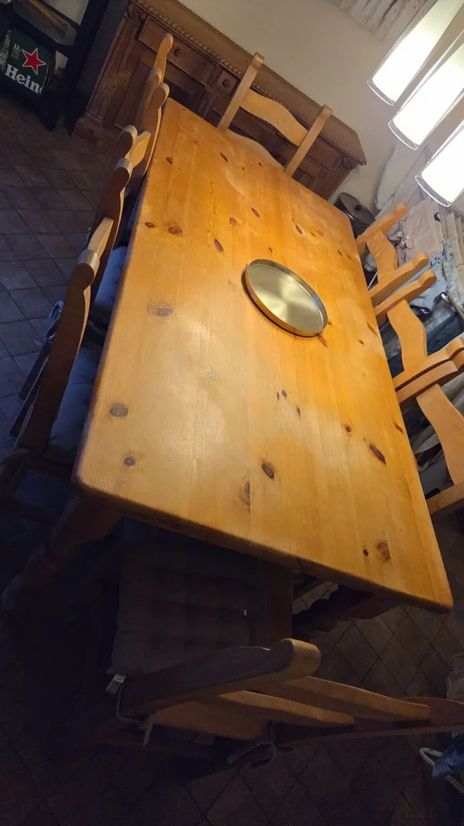 Dining Table and Side Board - Image 3