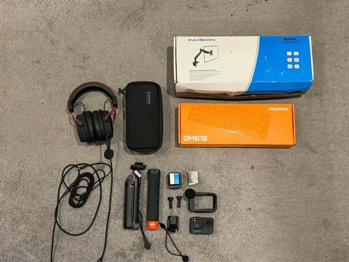 Content Creator & Tech Bundle (GoPro Hero 10 Black Kit + Peripherals) - Image 1