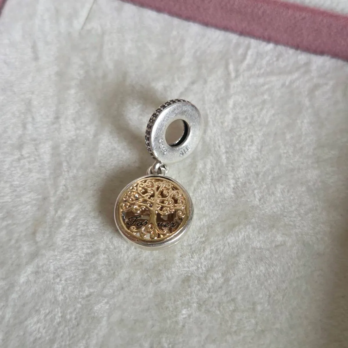 Pandora Sterling Silver and 14K Family Roots - Image 2