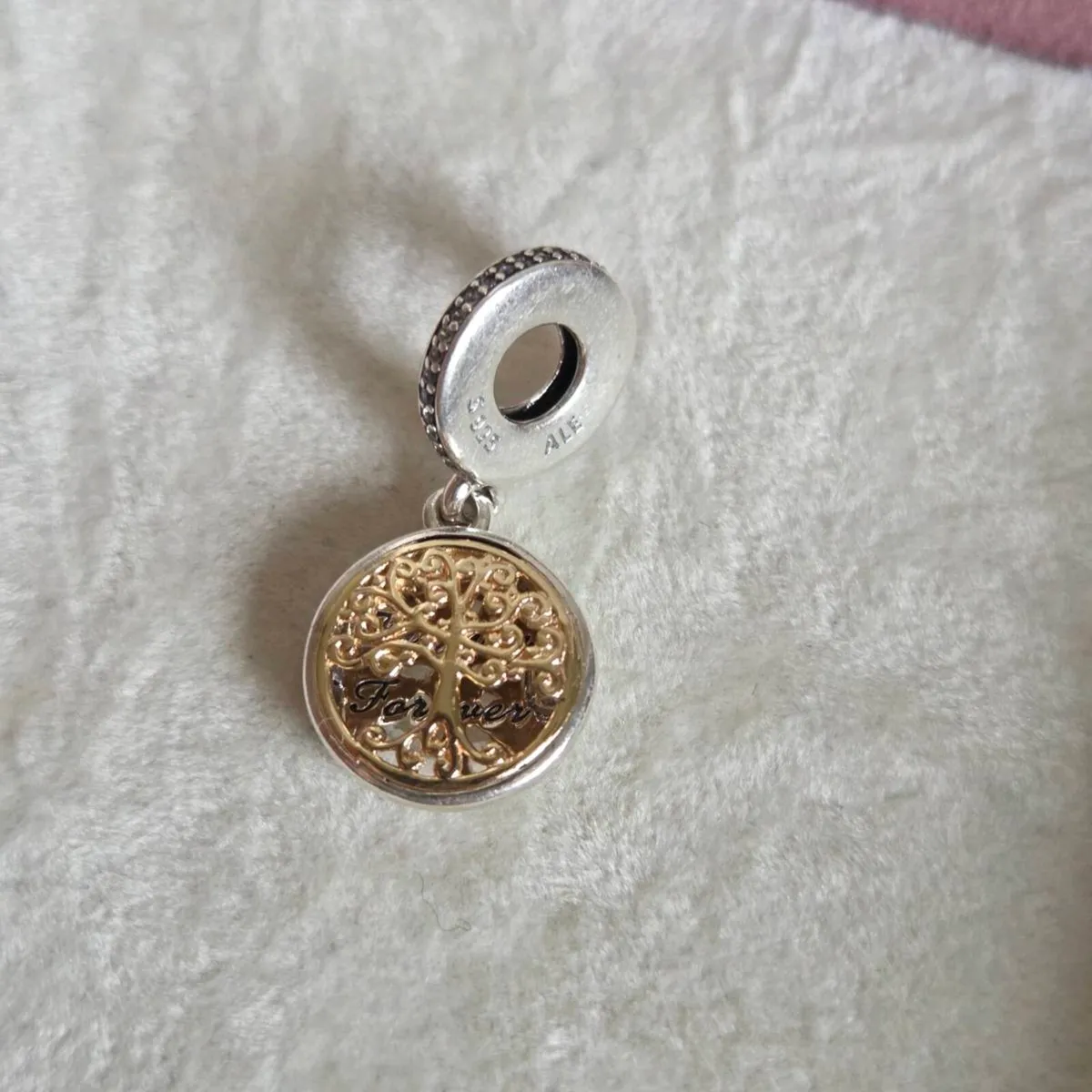 Pandora Sterling Silver and 14K Family Roots - Image 3