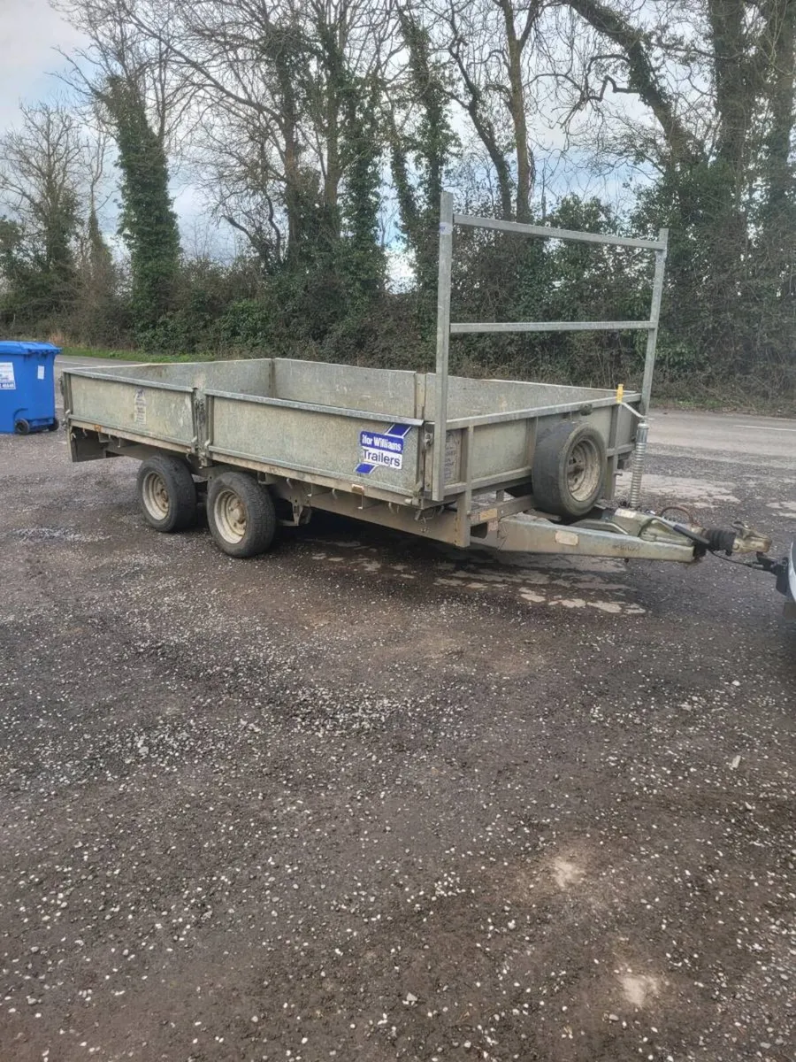 12x6'6 ifor Williams drop sides trailer - Image 1