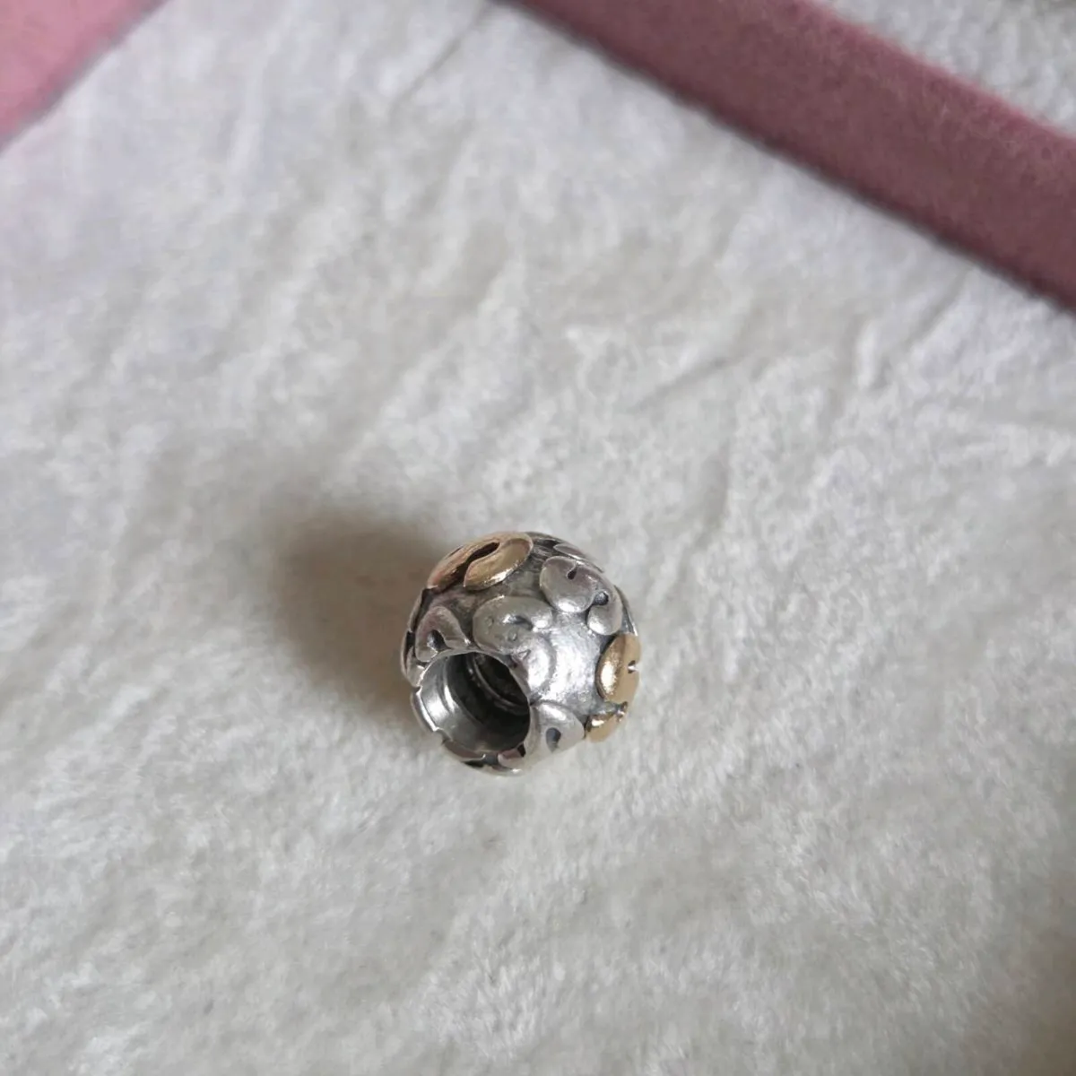 Pandora sterling silver and 14k gold alphabet bead - Image 3