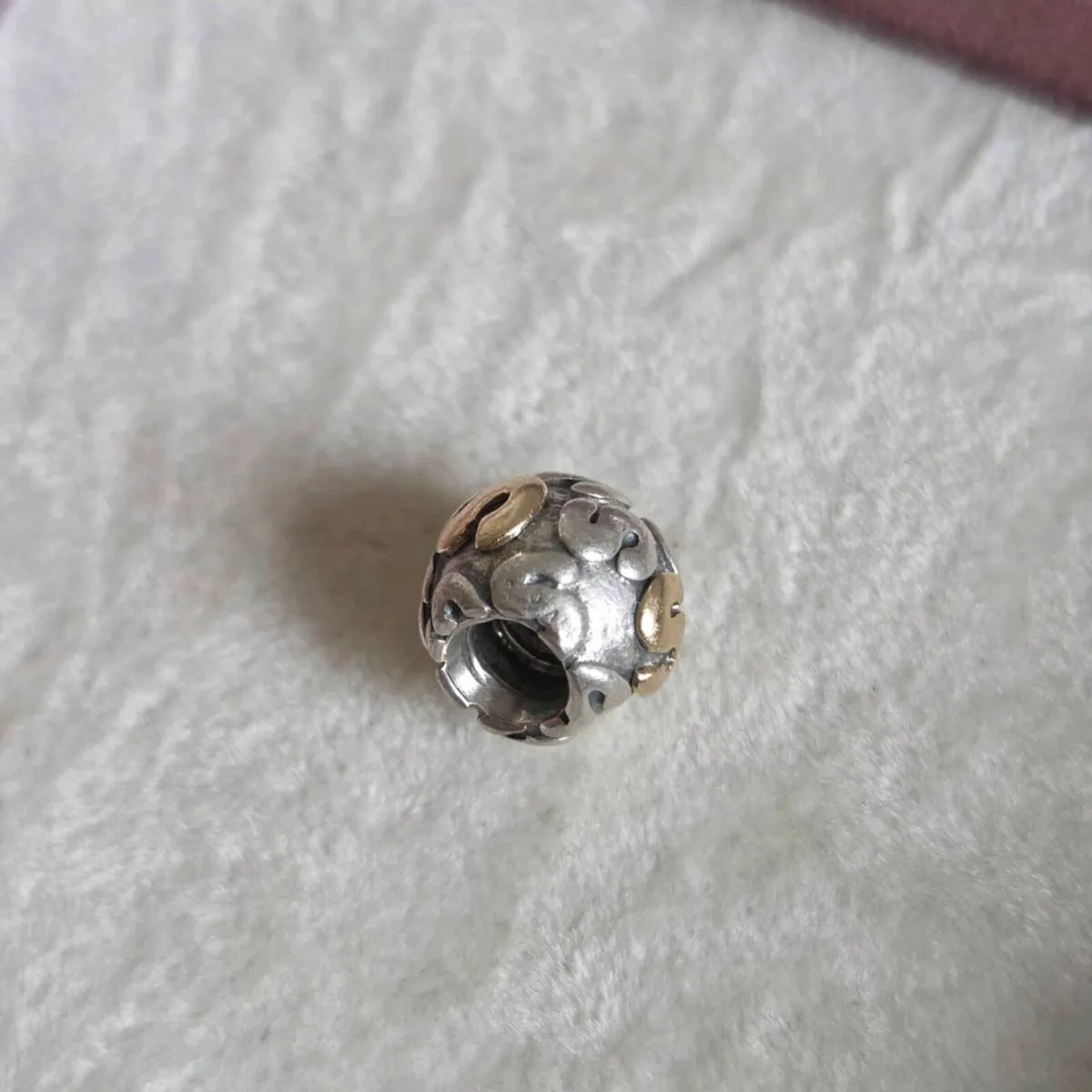 Pandora sterling silver and 14k gold alphabet bead - Image 4