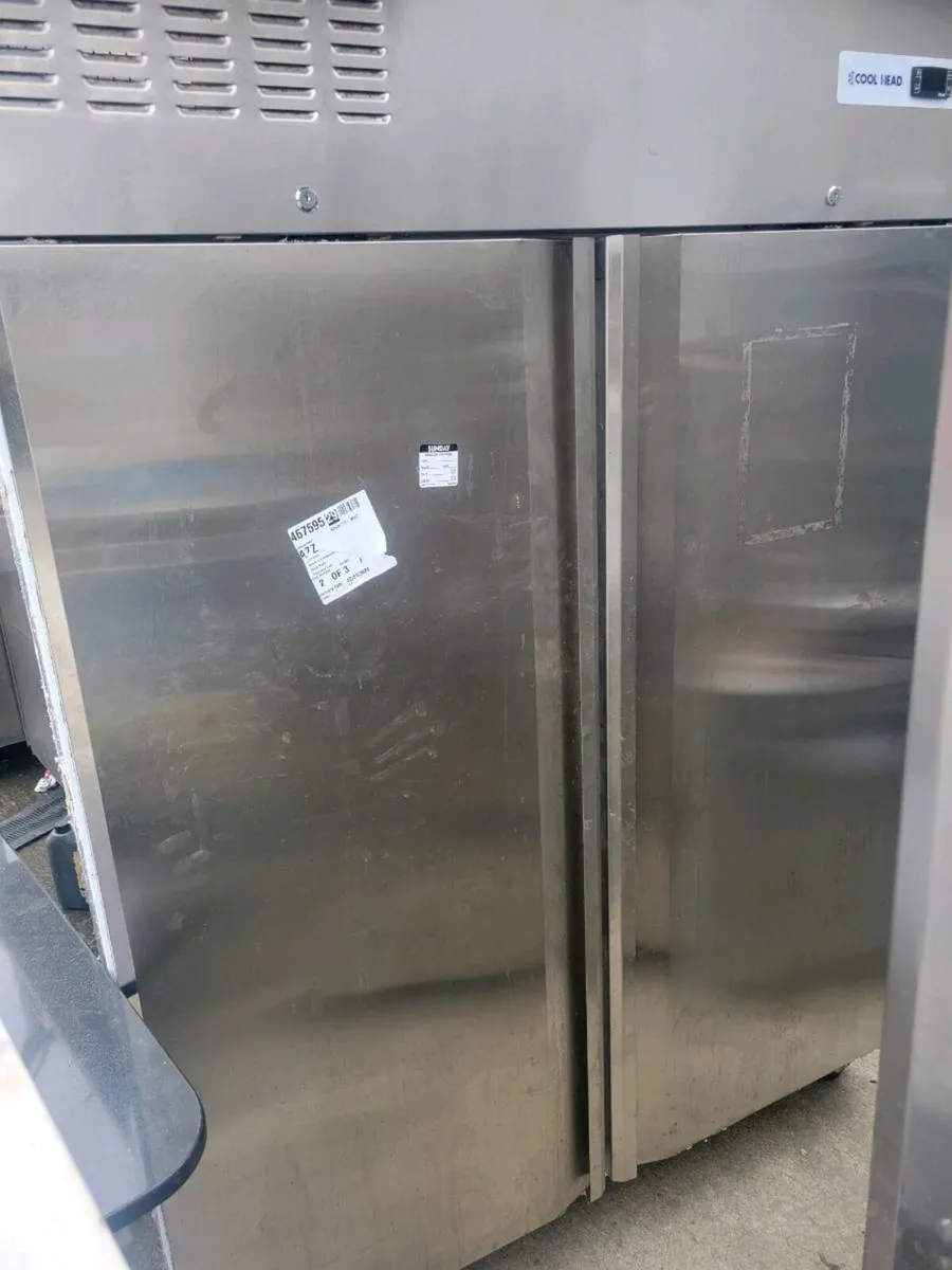 Freezer/Fridge Upright Stainless Steel COOL HEAD - Image 2
