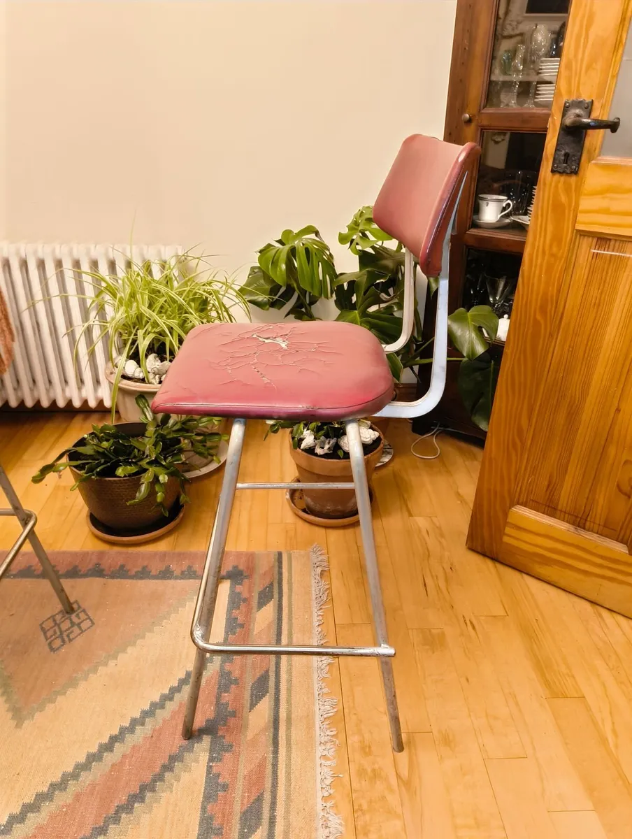 Set of two traditional metal bar stools best offer - Image 3