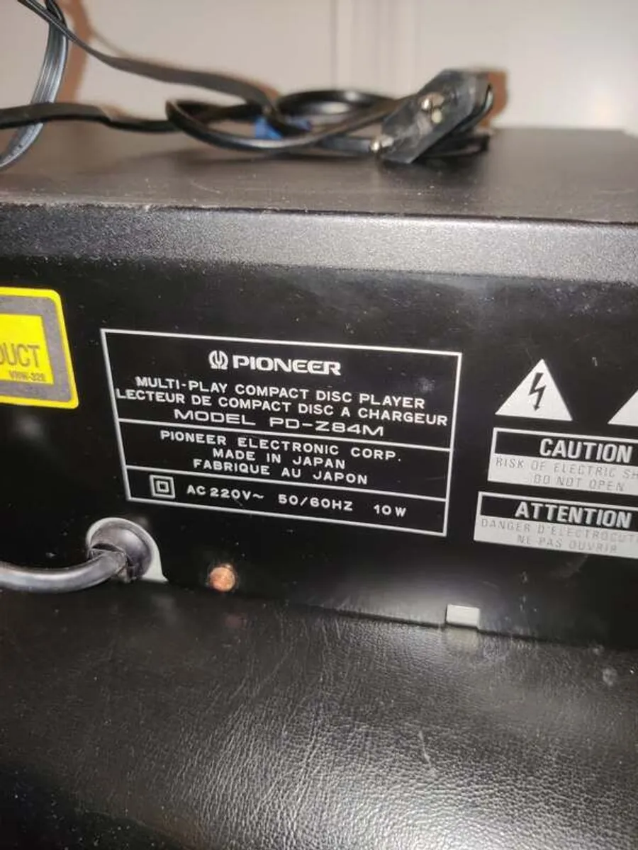 Pioneer PD-Z84M 6 Disk Multi Play CD Player - Image 4