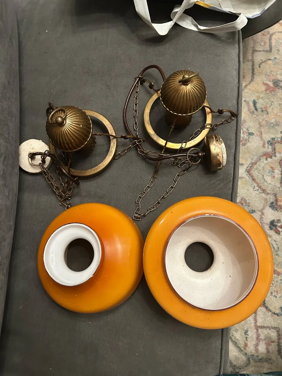 2 drop lantern ceiling lights - Image 2