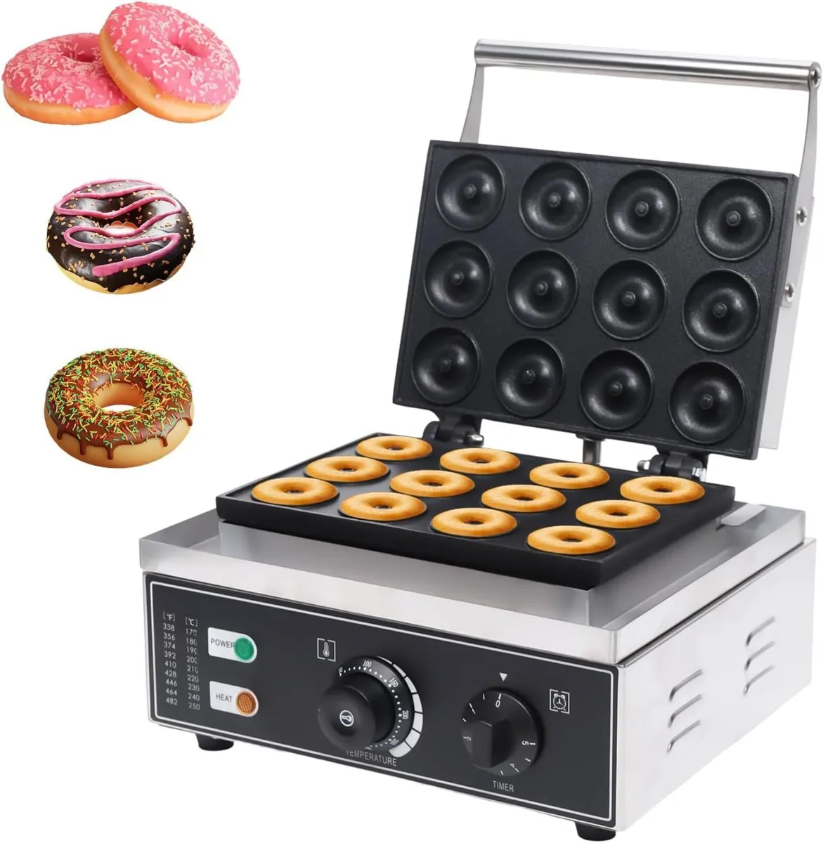 Commercial Waffle Donut Maker Temp Control - Image 1