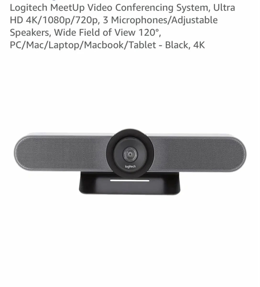 Logitech meet up conference camera - Image 1