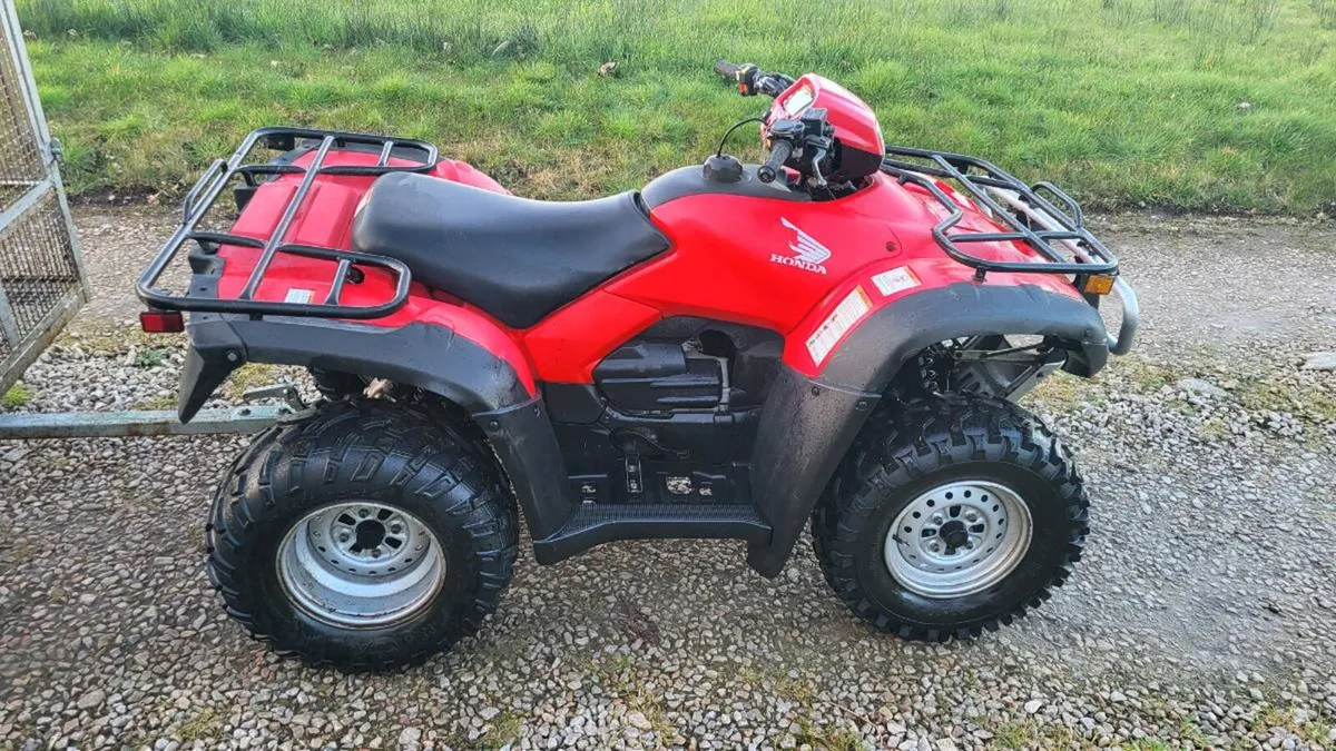 Honda Foreman 500 & Trailer - Image 1