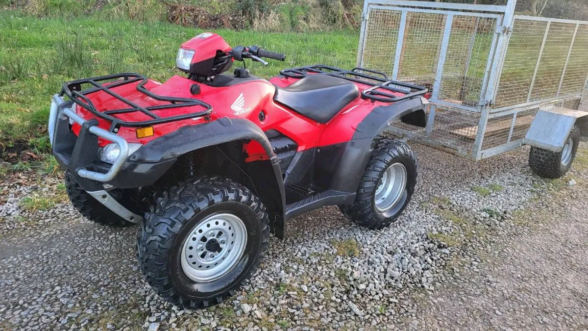 Honda Foreman 500 & Trailer - Image 2